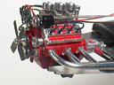 V8 motor in schaal 1:25